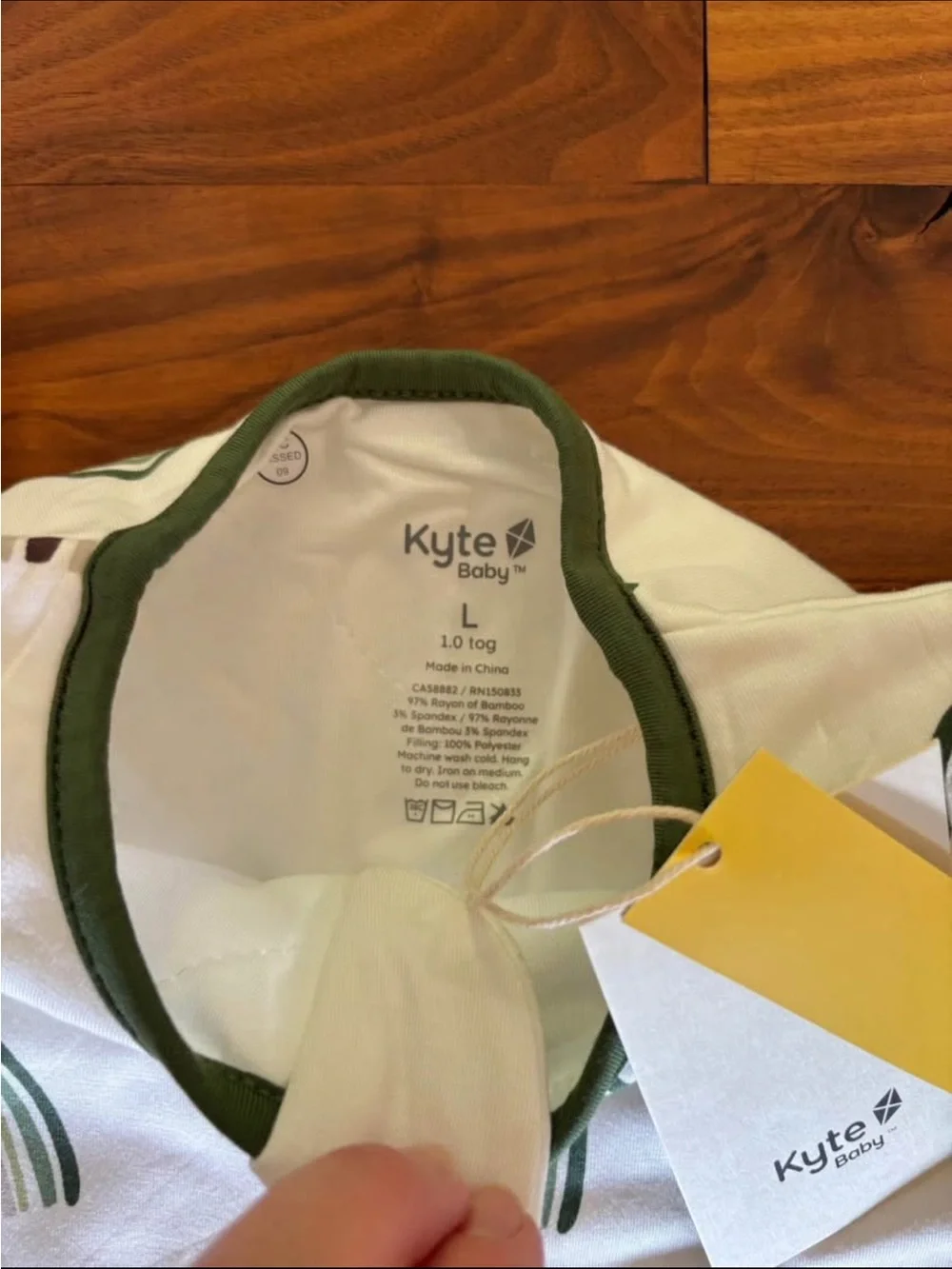 Kyte Baby New Sleep Sack Walker 1.0 TOG in Hunter Rainbow Size Large